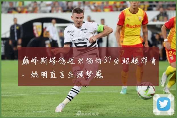 巅峰斯塔德迈尔场均37分超越邓肯，姚明直言生涯梦魇